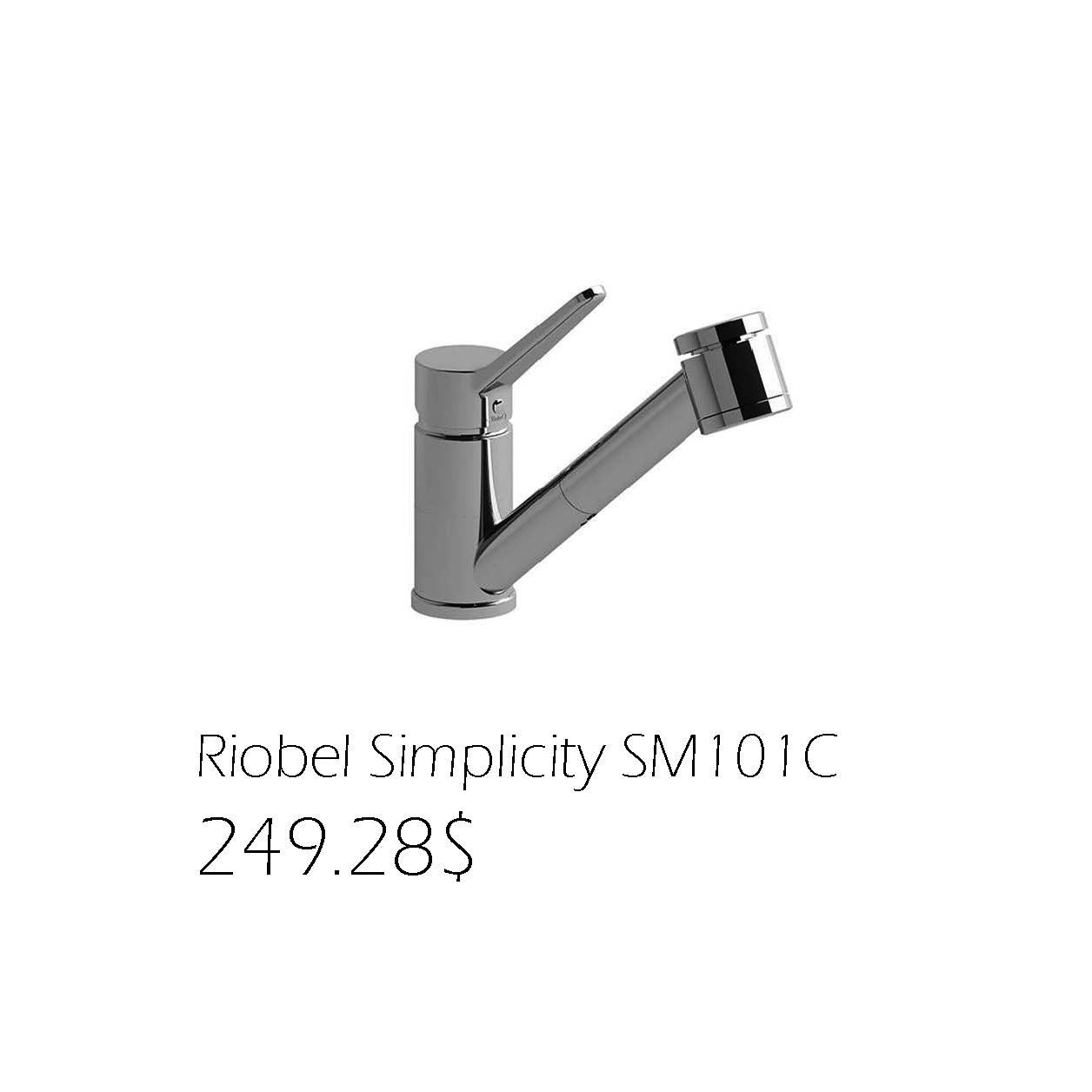 249.28$Riobel Simplicity SM101C